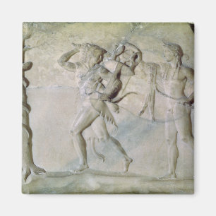 Tablett som avbildar Hercules Magnet