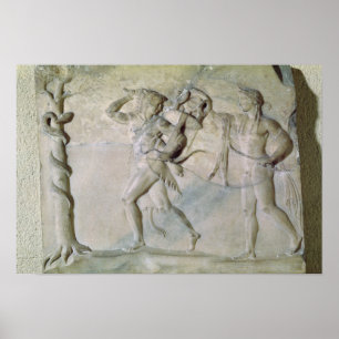 Tablett som avbildar Hercules Poster