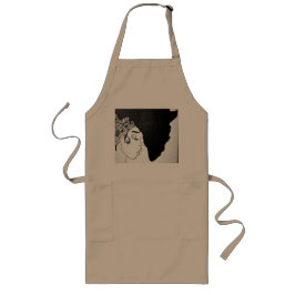 tablier baby afro långt förkläde