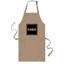 Tablier Logo – Elegant Simple professionnal Långt Förkläde