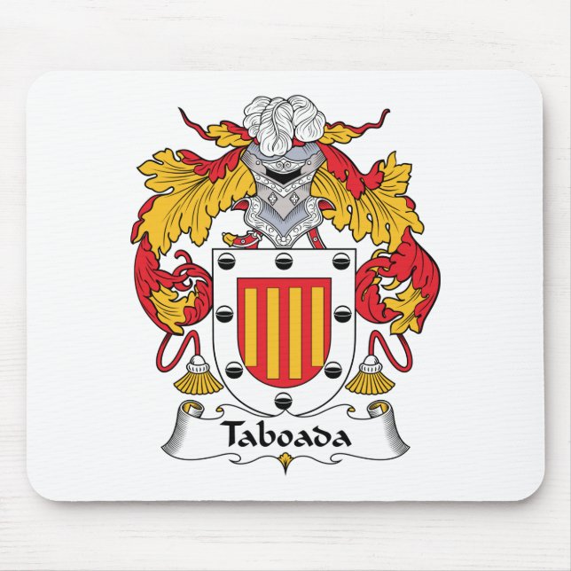 Taboada familjvapensköld musmatta (Framsidan)