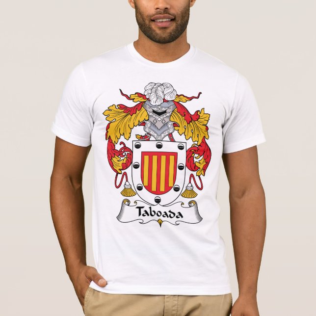 Taboada familjvapensköld tee shirt (Framsida)