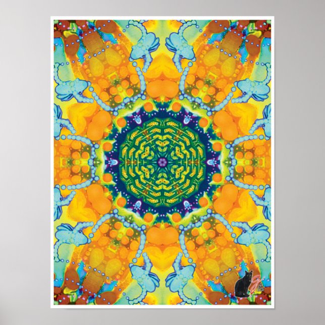 Taboo Kinetic Collage Kaleidoscope Poster (Framsidan)
