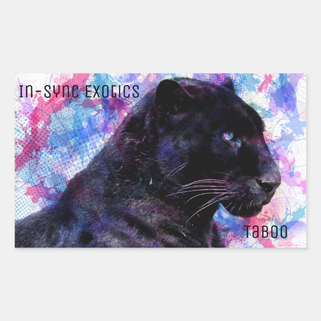 Taboo Rektangulärt Klistermärke (Framsida)