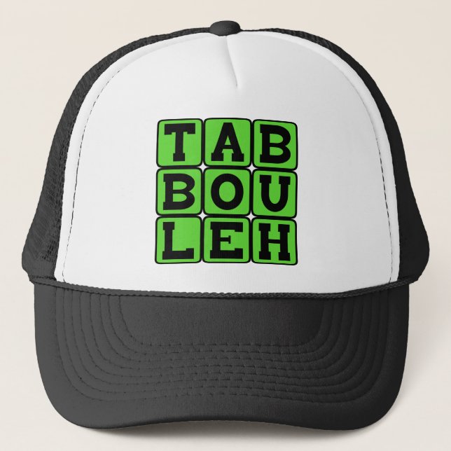 Taboulleh, Levantinsk vegetarisk rätt Keps (Framsida)