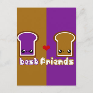 Tabu Japan Best Friends Line - PB&J Vykort