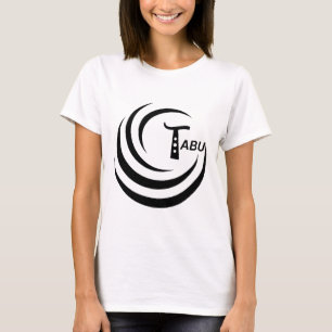 Tabu-Logotyp på baksidan av TABU rensa START PNG T-shirt