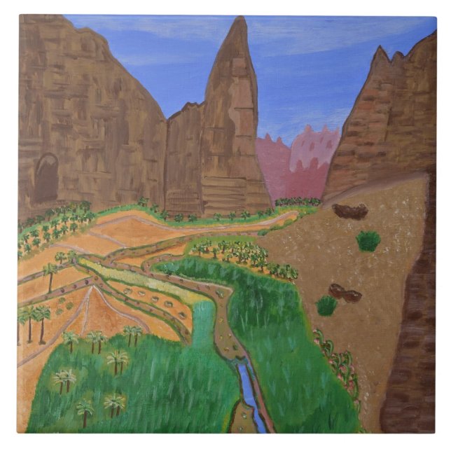 Tabuk, Saudiarabien keramiskt plattor Kakelplatta (Framsidan)