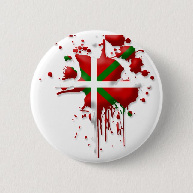 tâche drapeau Basque Euskadi Knapp (Framsida)