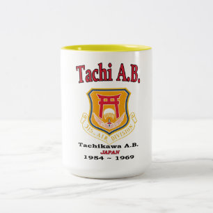 Tachi flygbas Japan 315. A.D. Två-Tonad Mugg
