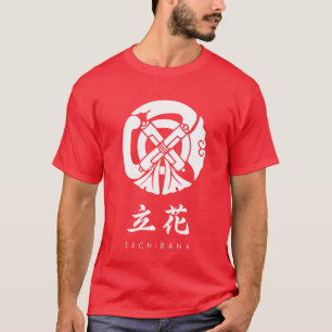 Tachibana Klan kamon med klan namn T Shirt