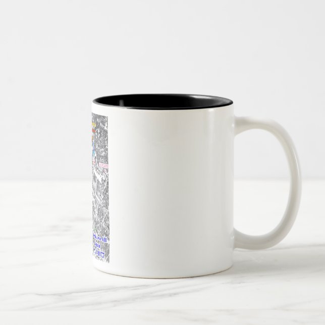 tachikawa flygbas Två-Tonad mugg (Höger)