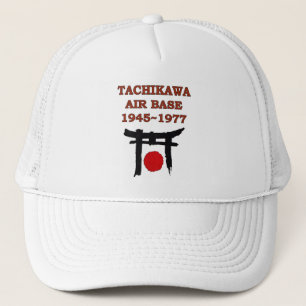 tachikawa flygbasjapan hatt truckerkeps