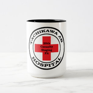 Tachikawa flygbasJapan SJUKHUS Två-Tonad Mugg