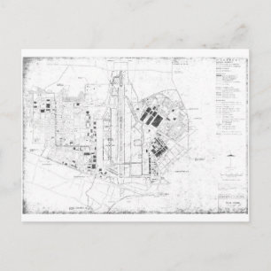 Tachikawa luft base japan 1945-1977-vykort vykort