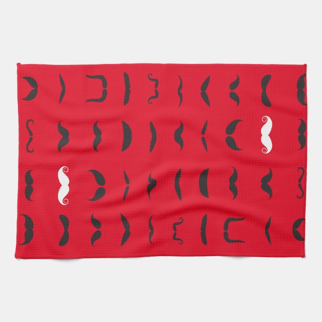 'taching till och med snön kökshandduk (Horisontell)