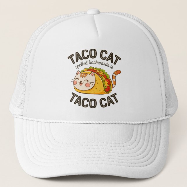 Tacho Cat är Kattdjuret Taco Cat Cute Keps (Framsida)