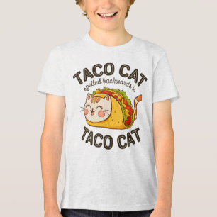 Tacho Cat är Kattdjuret Taco Cat Cute T Shirt