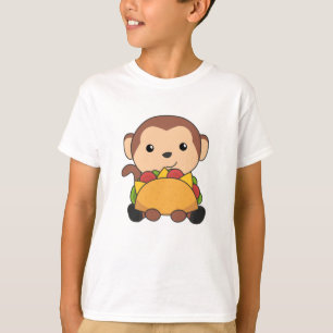 Tacho Monkey Tacos Mexico Sweet Monkey T Shirt