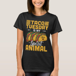 Tacho Tisdag är mitt känslodjur mexikanskt T Shirt