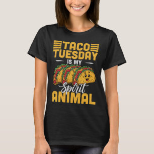 Tacho Tisdag är mitt känslodjur mexikanskt T Shirt