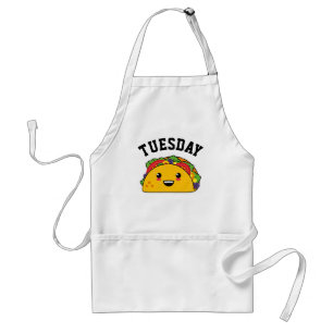 Tacho tisdag! Yummy Kawaii Taco Mock Athletic Förkläde
