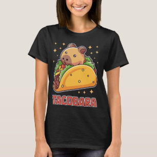 Tachobara Funny Capybara Tacos Teczana T Shirt