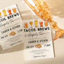 Tachos Brews Diaper for Baby Shower
