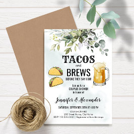 Tachos & Brews Par Shower-inbjudan Inbjudningar