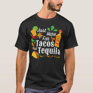 Tachos och Tequila Funny Cinco de Mayo Taco tisdag T Shirt