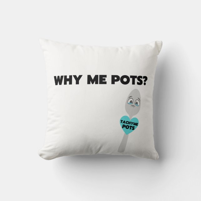 Tachy Me Spoon Bold Print Dekorativ kudde (Framsida)