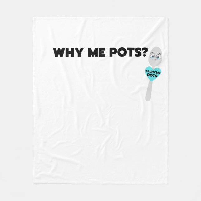 Tachy Me Spoon Bold Print Fleece Blanket (Framsidan)