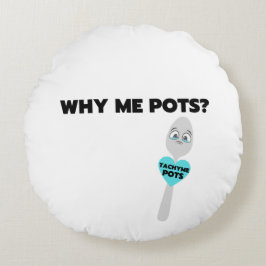Tachy Me Spoon Bold Print Round Pillow Rund Kudde