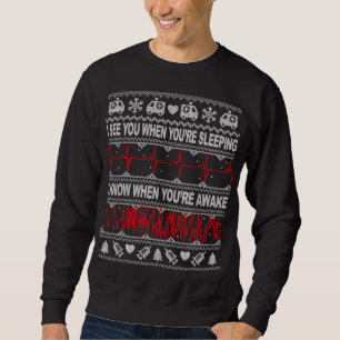 Tachy Nurse och Doktor Ugly jul Sweater Medi Lång Ärmad Tröja