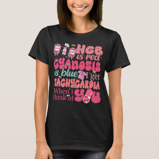 Tachykardi Nurse Valentindagen T Shirt
