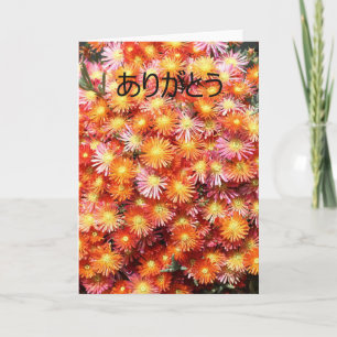 Tack あ り が と på japanska う kort