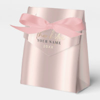 Tack 16:e Möhippan Ro Guld Rosa Sleek Chic