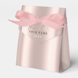 Tack 16:e Möhippan Ro Guld Rosa Sleek Chic Presentaskar
