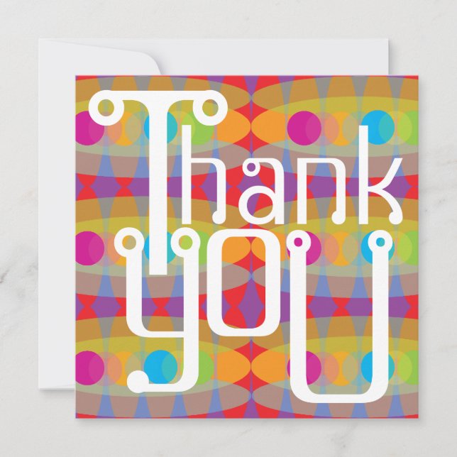 Tack 80-talkortet kort (Framsida)