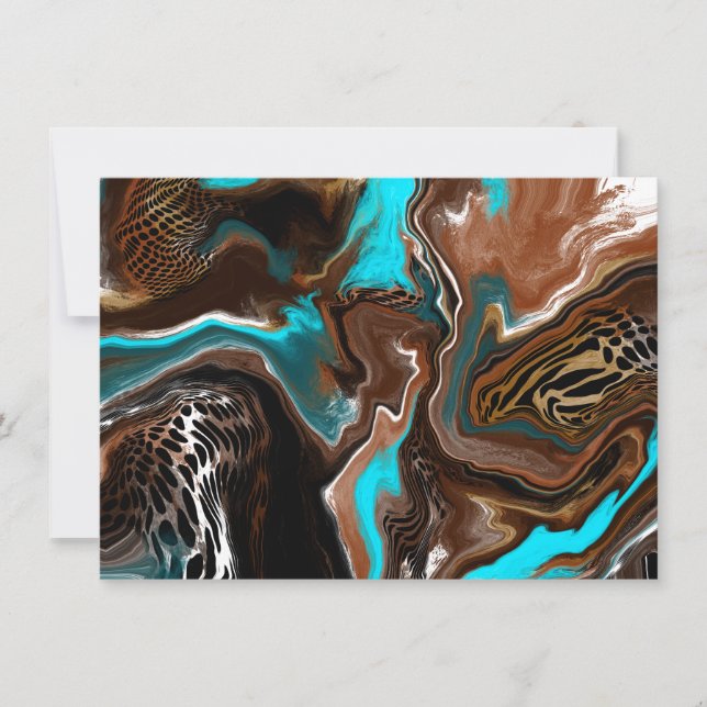 Tack | Abstrakt-kort för Söt Kort (Framsida)