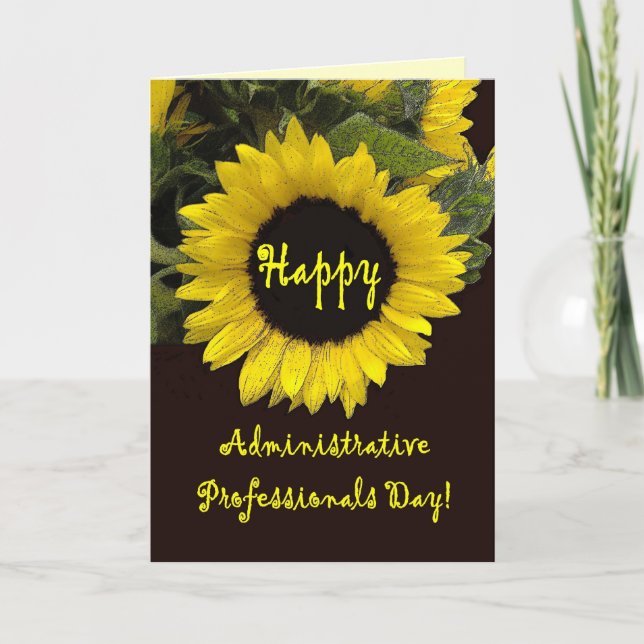 TACK Admin Professionell Dag GULT SUNFLOWER (Framsida)