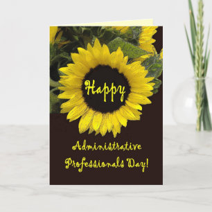 TACK Admin Professionell Dag GULT SUNFLOWER Kort