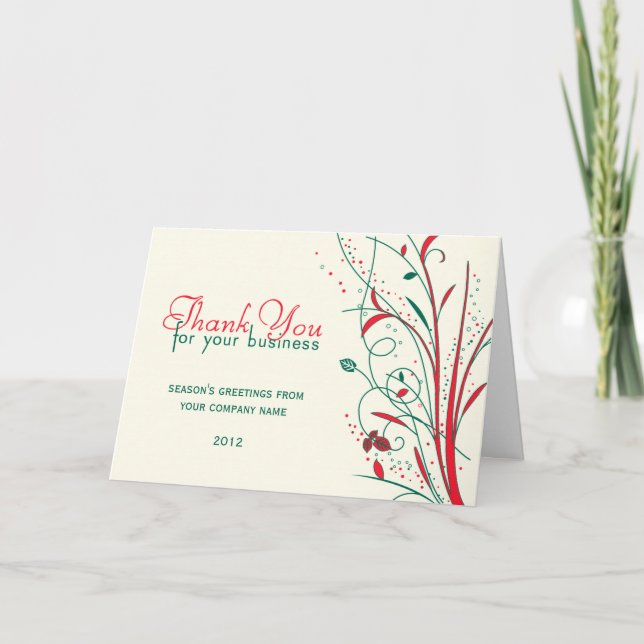 Tack Affärs Julkort Helgkort (Framsida)