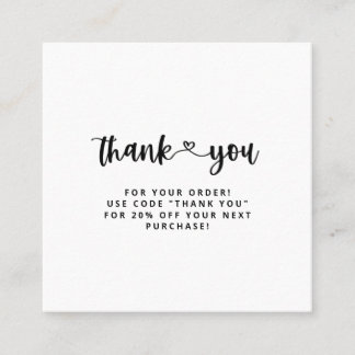 Tack Affärskort Tack Infoga kort