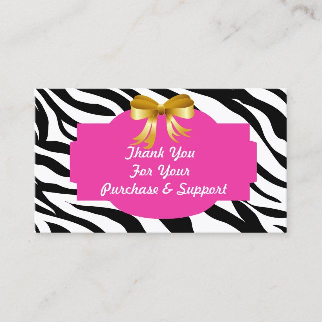 Tack affärskort visitkort (Framsida)