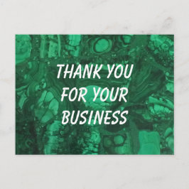 Tack Affärsprofessional Grön Kampanjmaterial Vykort