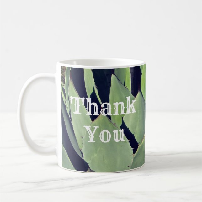Tack Agave Photo Apprecition Southwest Kaffemugg (Vänster)