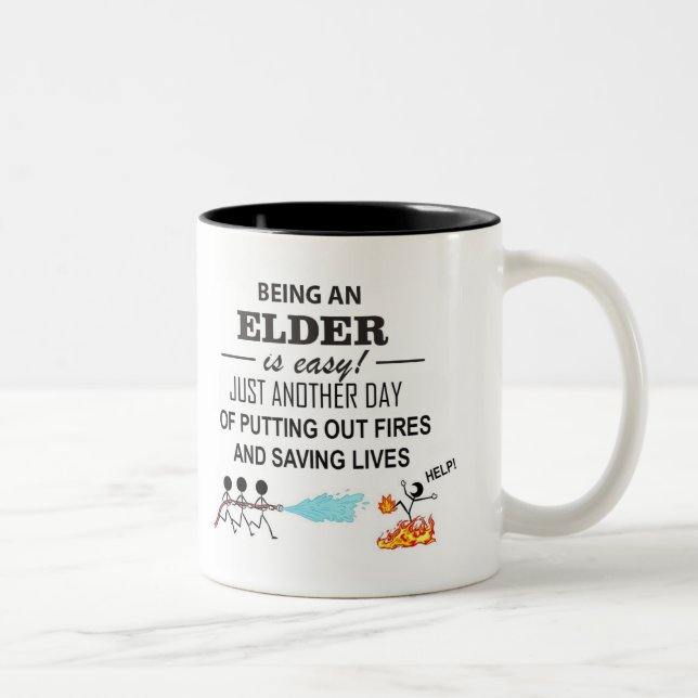 Tack Äldste Två-Tonad Mugg (Höger)