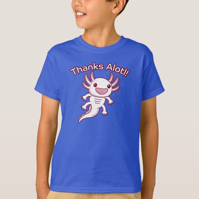 Tack, Alotl! - AXOLOTL T Shirt (Framsida)