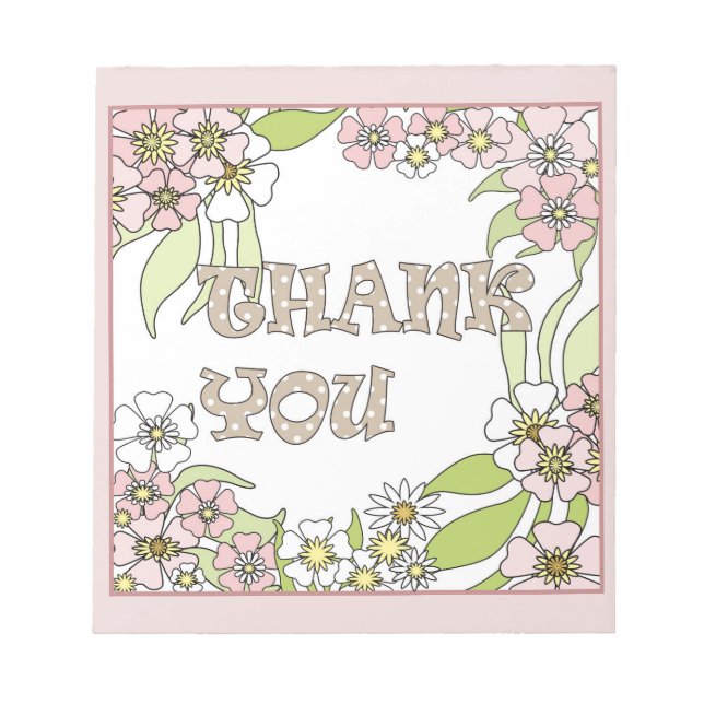 Tack Anteckningsblock (Framsida)